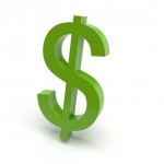 Green U.S. dollar sign