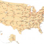 USA Highway Map