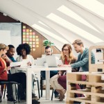 engineers working together