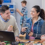teacher and students in classroom