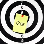 Target with "goals" in center