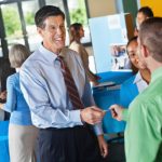 Handshake at a job fair