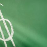 dollar sign on chalkboard