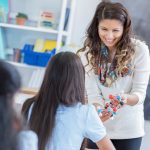 teacher in front of class