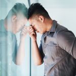 Young man looking very dejected