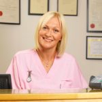 receptionist, smiling, portrait
