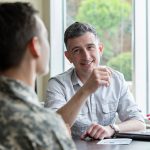 Veteran Service Representative helping service memeber