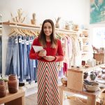 Femal boutique owner